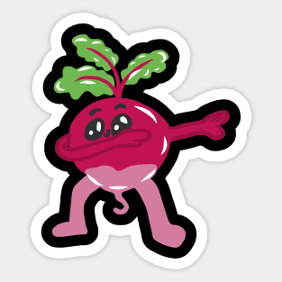 Dancing Steppes Rocking Beaten Dances Vegetables Sticker